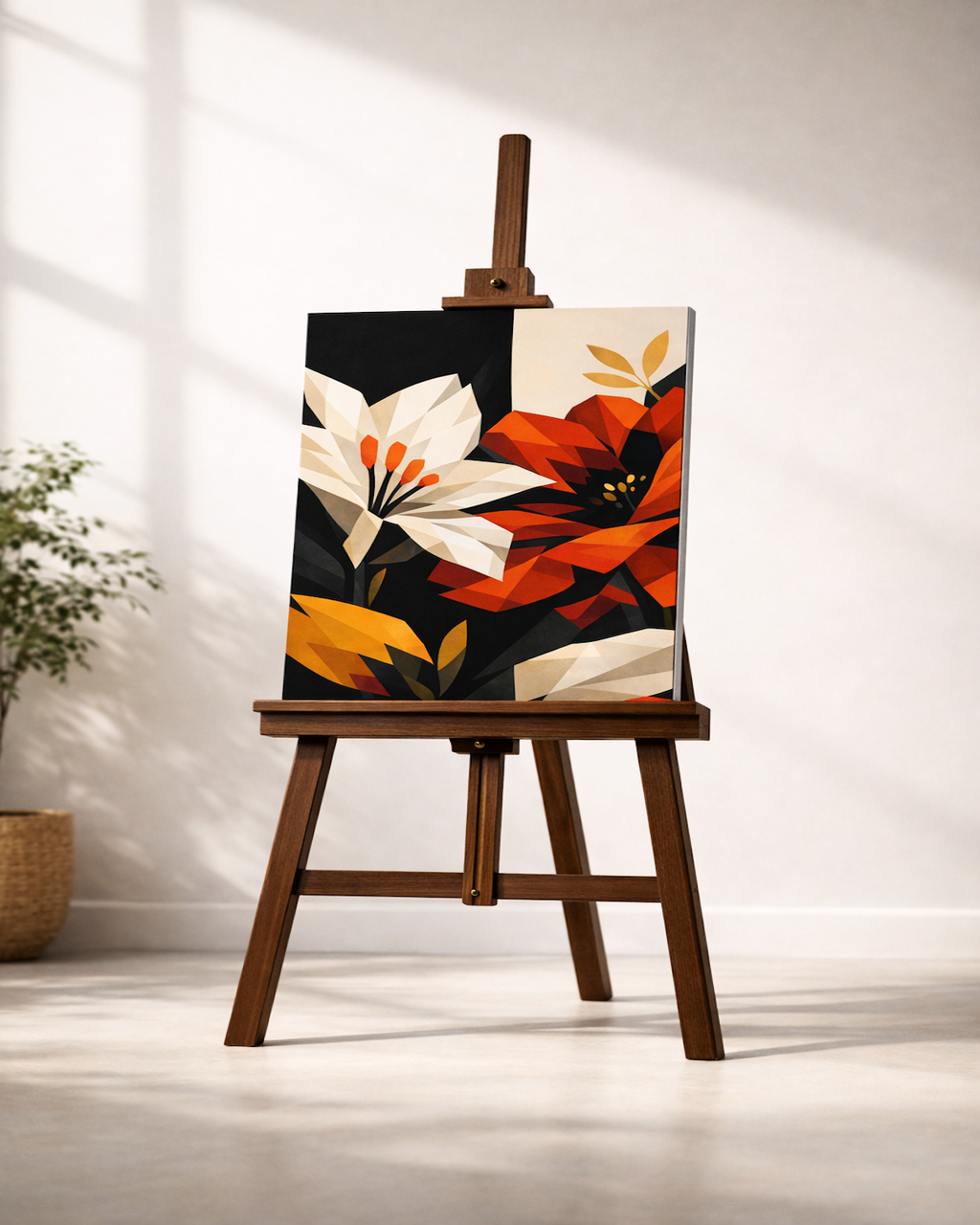 Bauhaus Flower Portrait