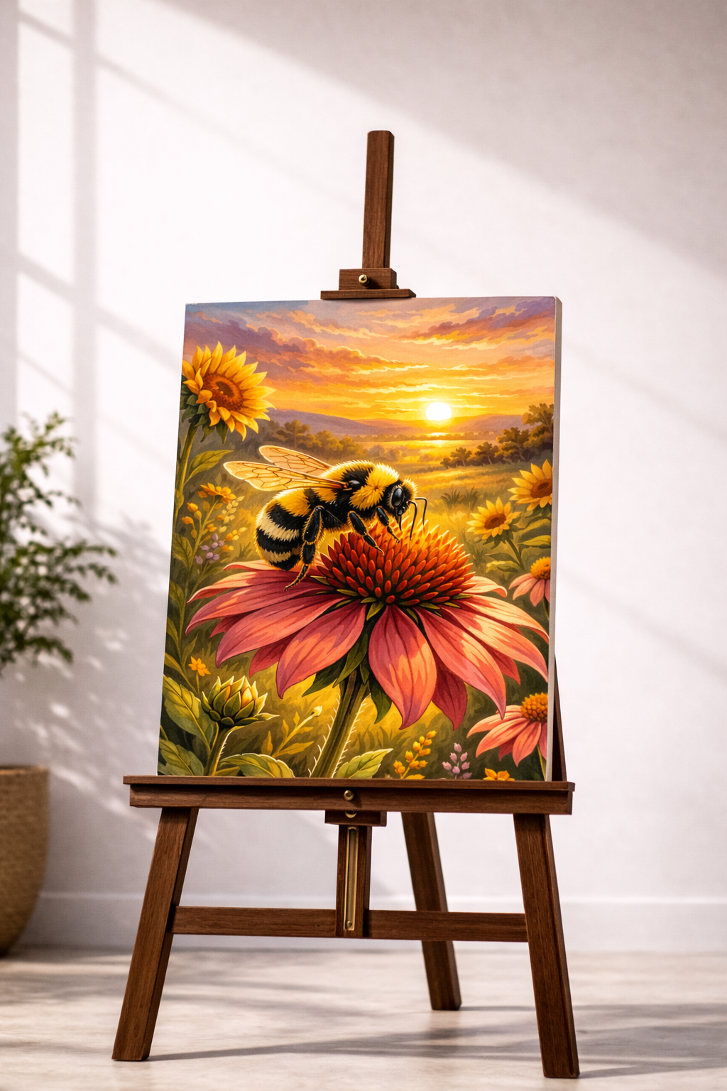 Honeybee at Dusk