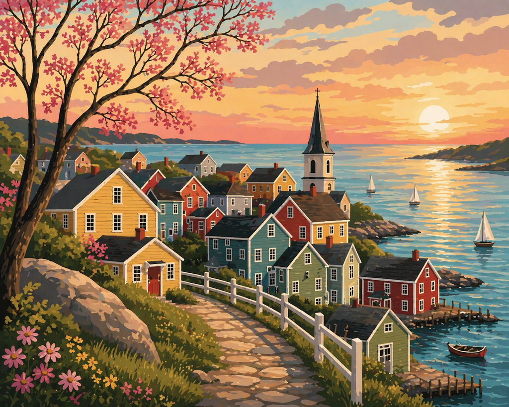Village by Sea
